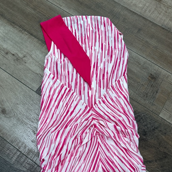 Missoni pink space dyed knot front midi dress - Picture 7 of 8